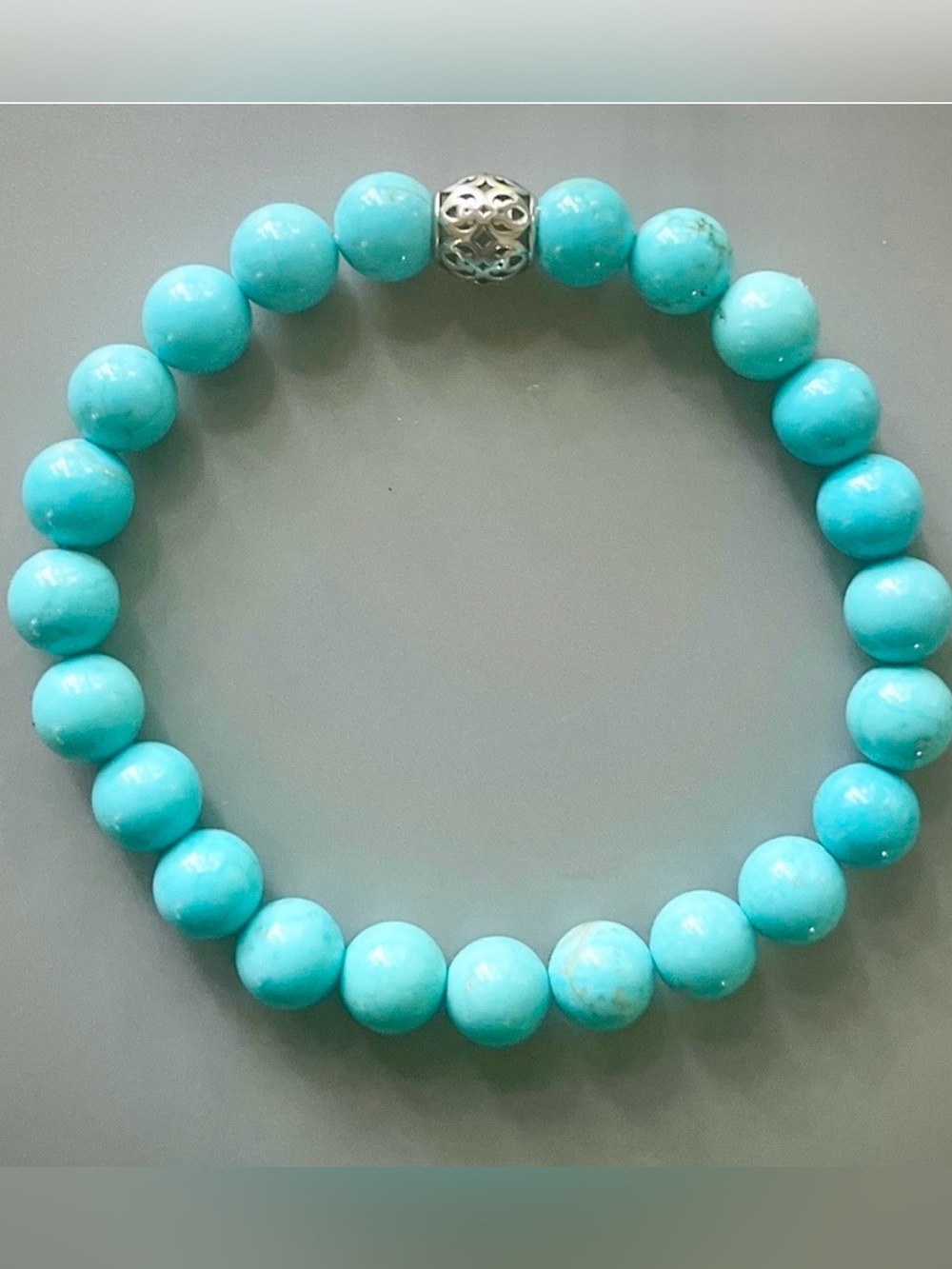 Turquoise Handcrafted Bead Bracelet